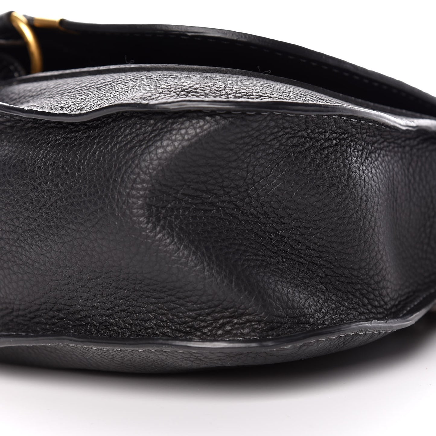 Calfskin Small Marcie Satchel Black