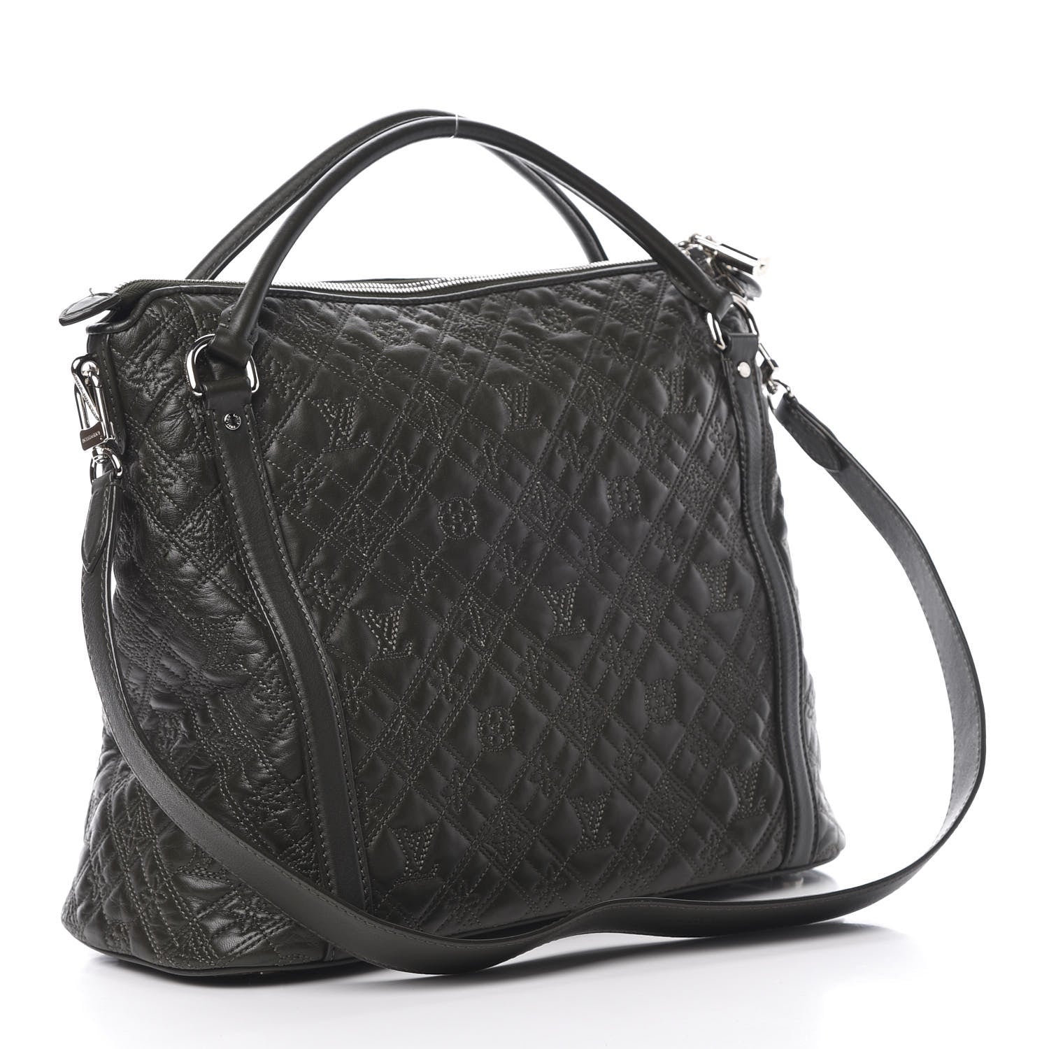Louis Vuitton Monogram Lambskin Antheia Ixia PM Vert Bronze 3 of 13