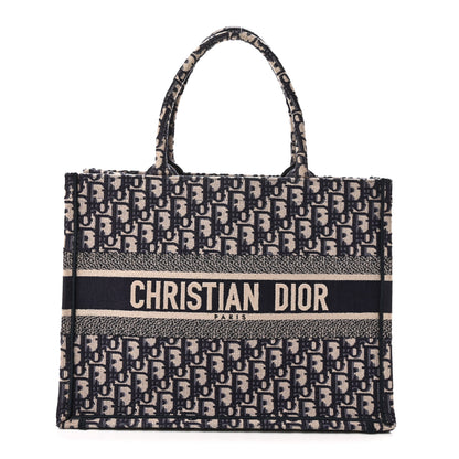 Christian Dior Oblique Medium Book Tote Blue Multicolor 1 of 10