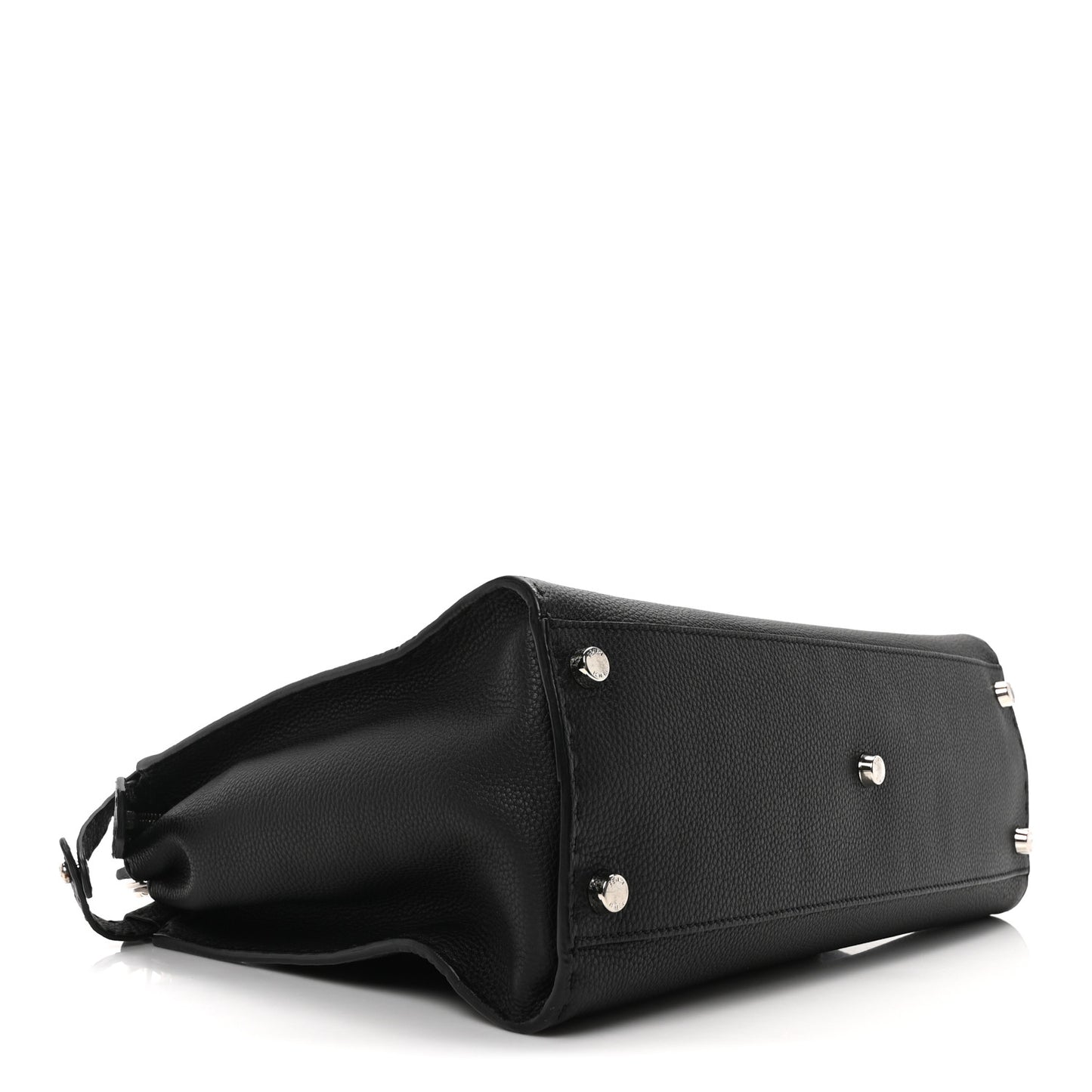 Cuoio Romano Selleria Metal Stitch Large Mens Peekaboo Iconic Essential Satchel Black