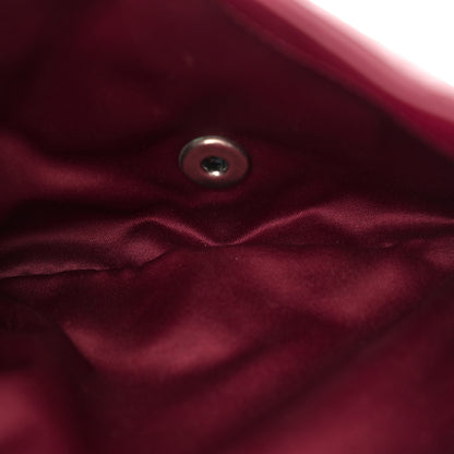 Chanel Lambskin Quilted Accordion Flap Burgundy 6 of 16
