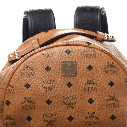 MCM Visetos Medium Stark Backpack Cognac 8 of 8