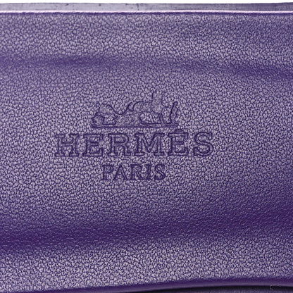 Hermes Calfskin Oran Sandals 38.5 Violet Majorette 8 of 9