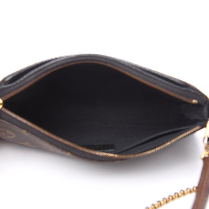Louis Vuitton Monogram Pallas Clutch Black 5 of 14