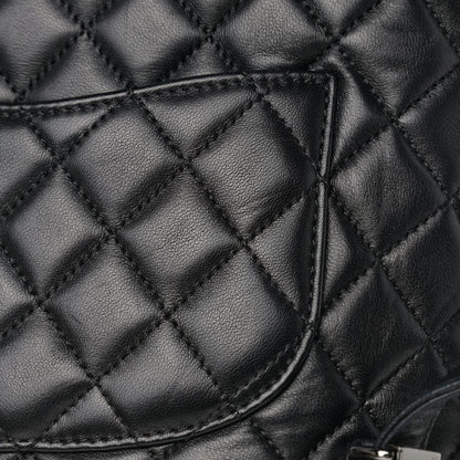 Chanel Lambskin Quilted Large Urban Spirit Backpack Black 14 of 16