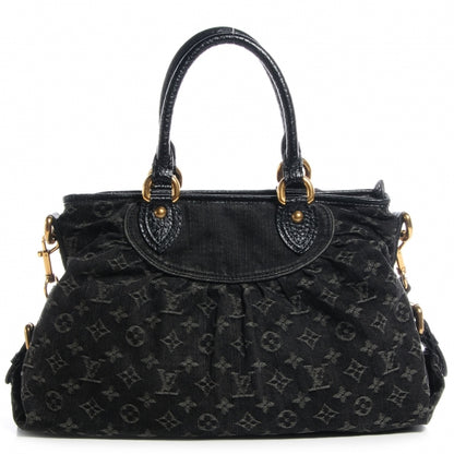 Louis Vuitton Denim Neo Cabby MM Black 1 of 7