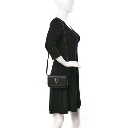 Versace Vitello Virtus Crossbody Black 2 of 8