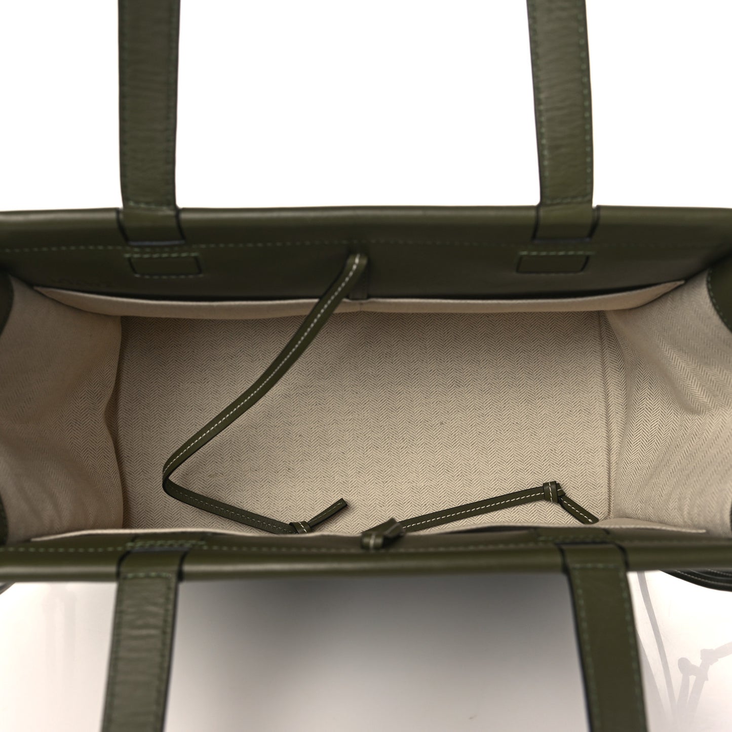 Soft Grained Calfskin Small Cushion Tote Avocado
