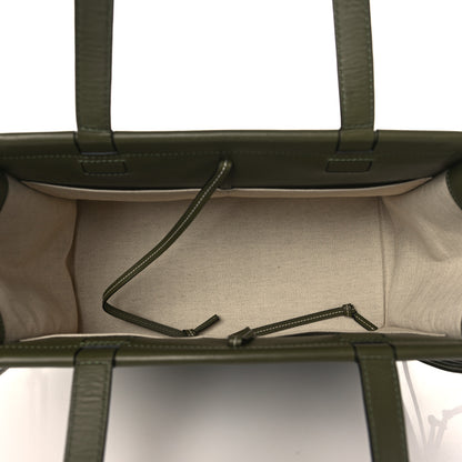 Loewe Soft Grained Calfskin Small Cushion Tote Avocado 4 of 8