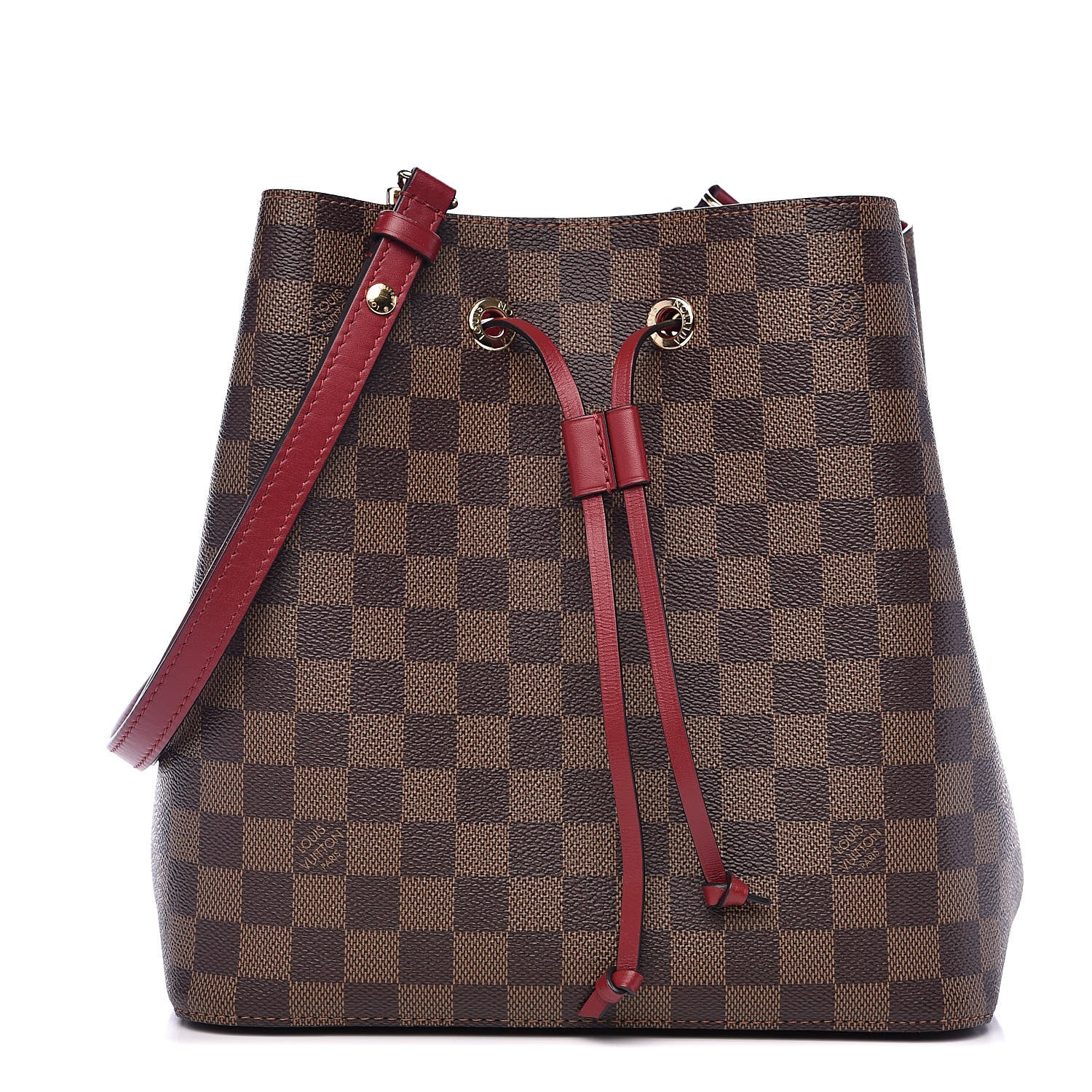 Louis Vuitton Damier Ebene Neonoe MM Cherry Berry 1 of 9