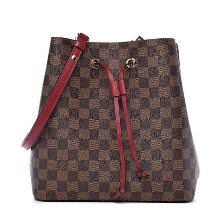 Louis Vuitton Damier Ebene Neonoe MM Cherry Berry 1 of 9