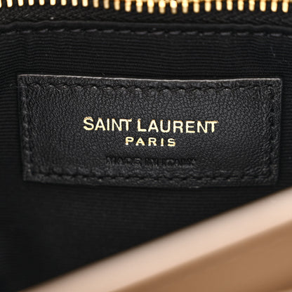 Saint Laurent Suede Toy Loulou Shoulder Bag Taupe 6 of 11