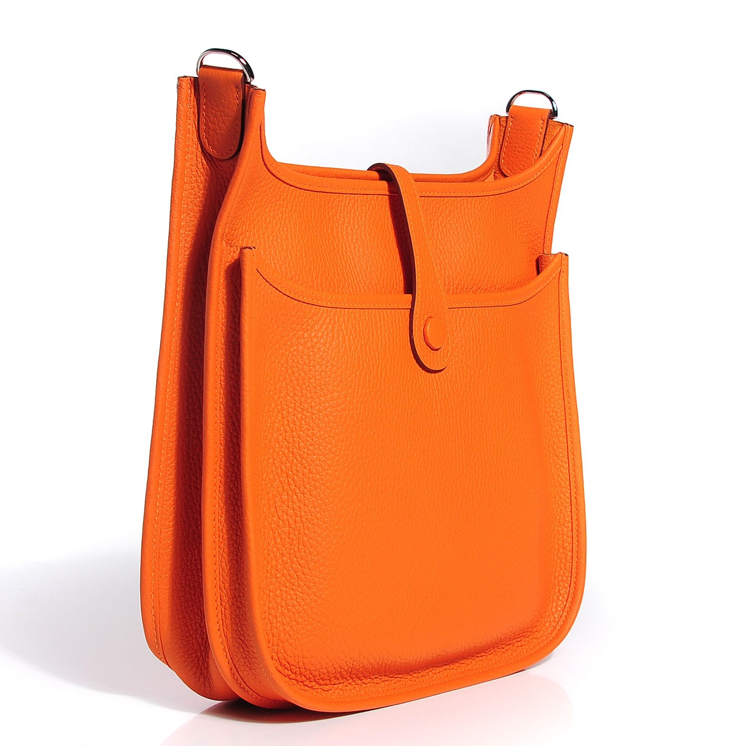 Hermes Taurillon Clemence Evelyne III PM Orange 3 of 15