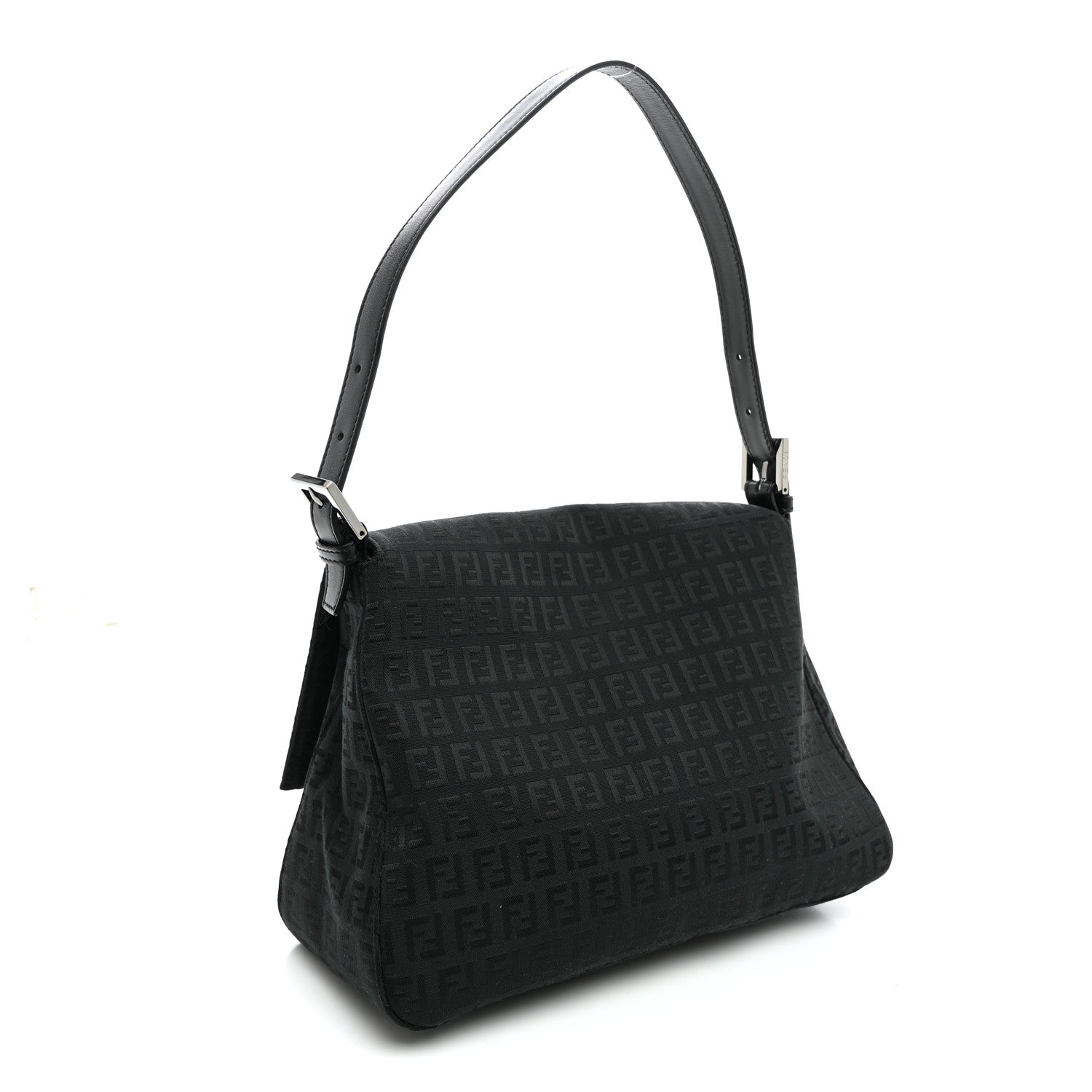 Fendi Zucchino Mama Baguette Black 2 of 8