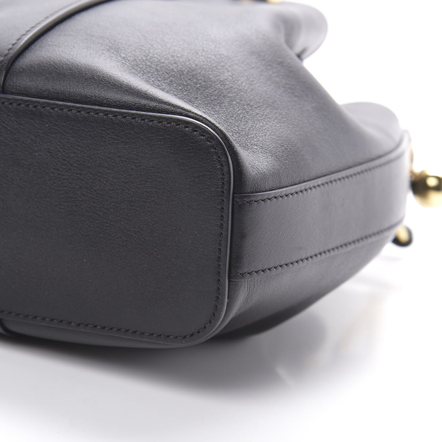 Calfskin Gala Small Bucket Bag Black
