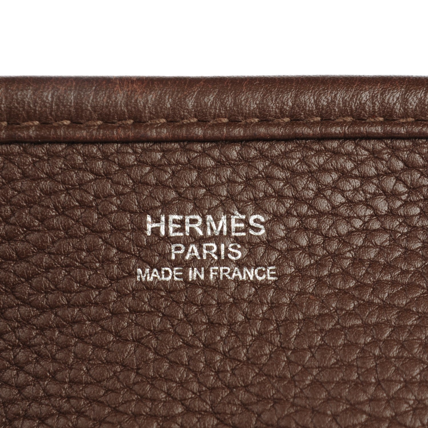 Hermes Taurillon Clemence Evelyne III PM Cafe 10 of 10
