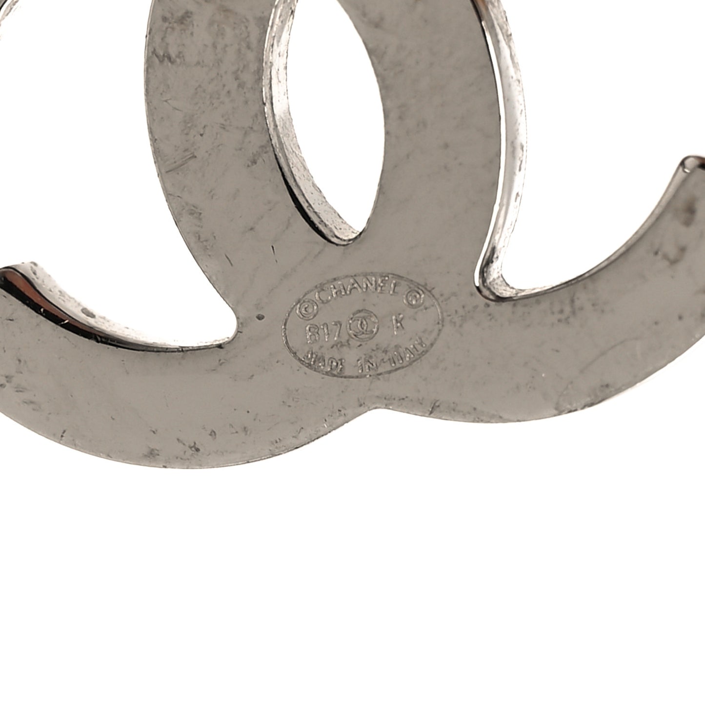 Iridescent Crystal CC Earrings Multicolor