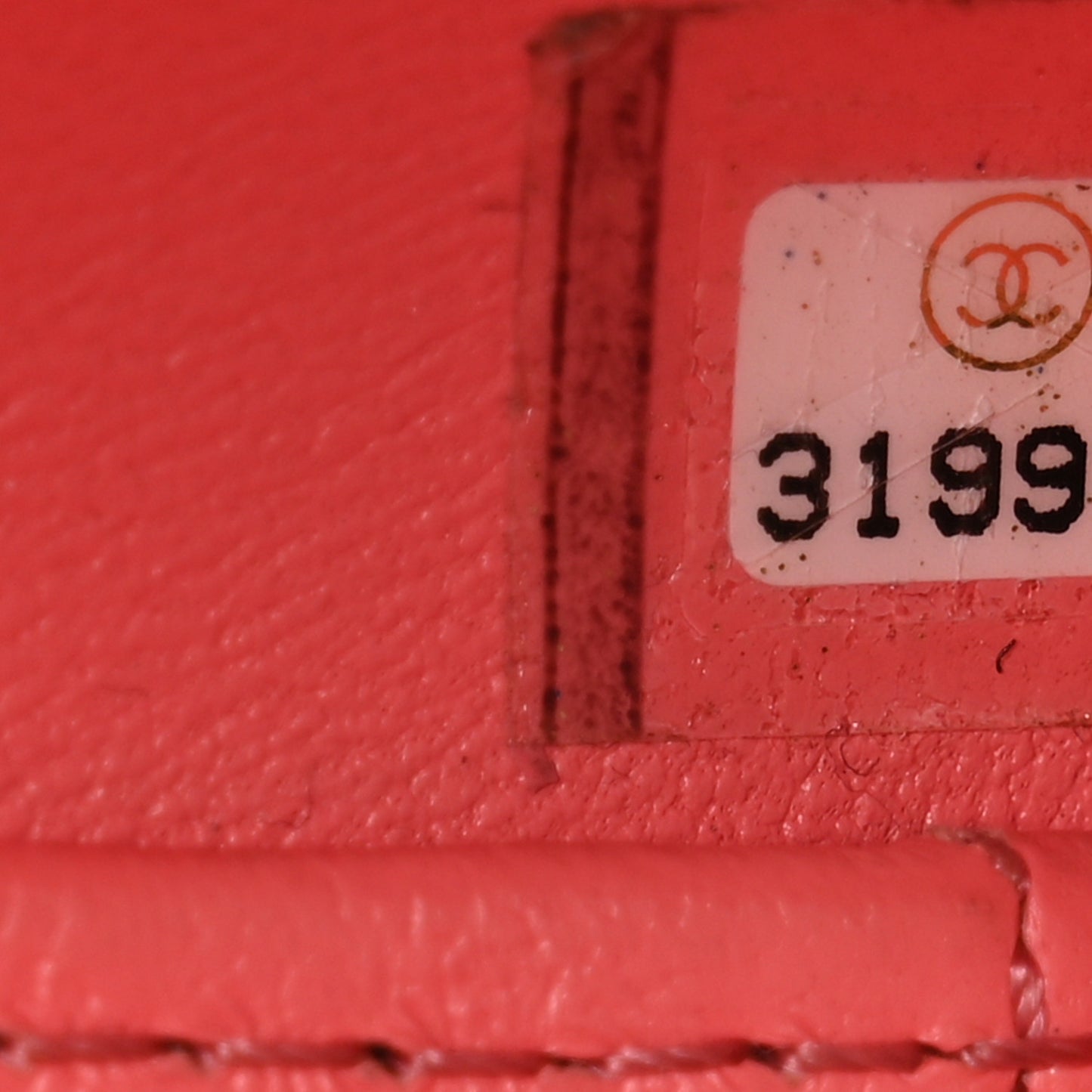 Lambskin Quilted CC Bubble Vanity Case With Chain Pink