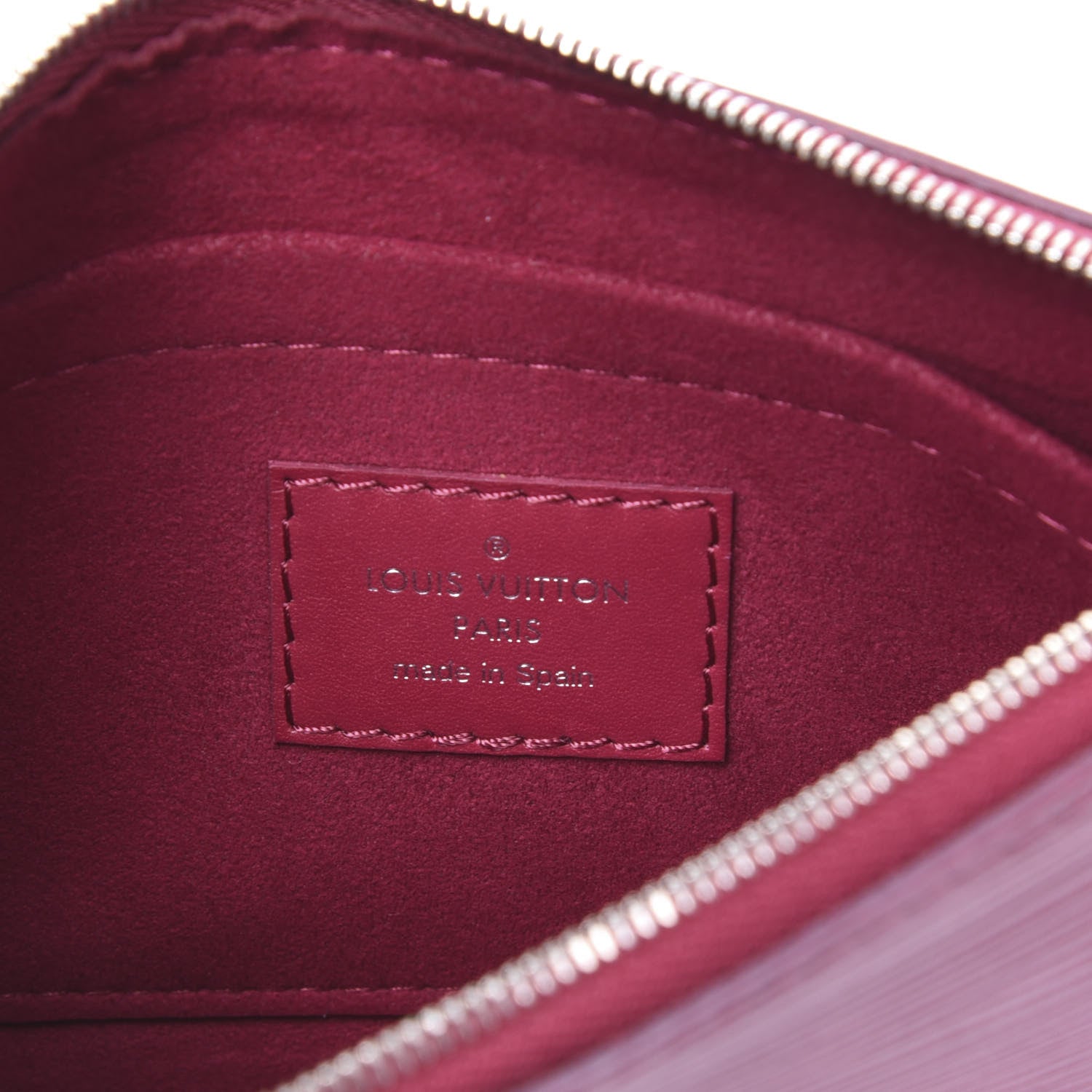 Louis Vuitton Epi Neverfull MM GM Pochette Fuchsia 7 of 10