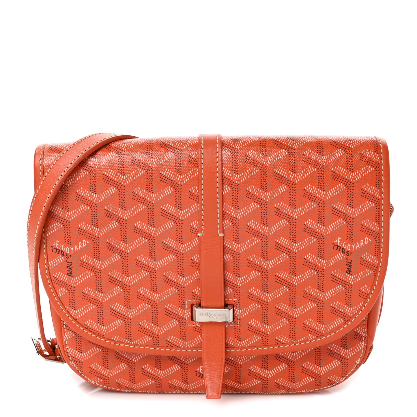 Goyardine Belvedere II PM Messenger Bag Orange
