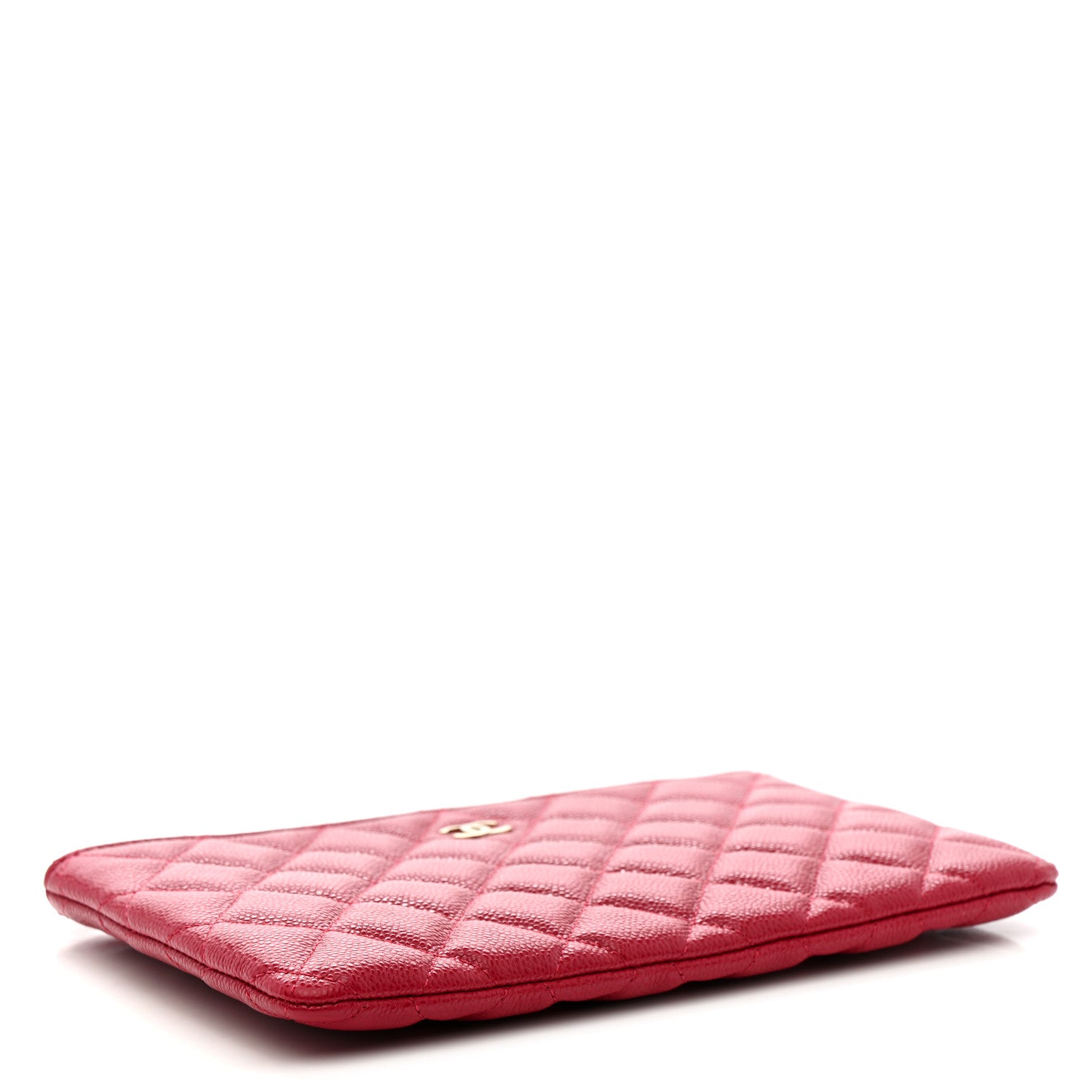 Chanel Caviar Quilted Small Zipped Pouch Pink 4 of 9