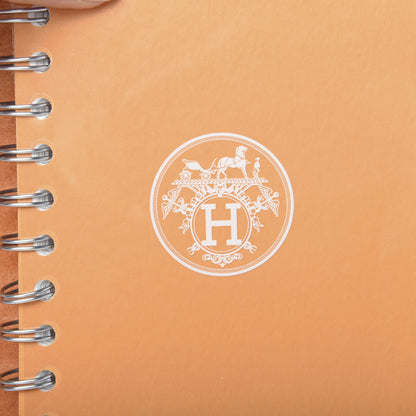 Hermes Togo Ulysse PM Notebook Cover Feu 8 of 9