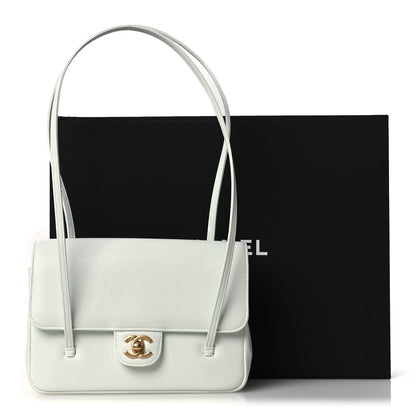 Chanel Shiny Caviar Preppy Coco Small Flap Light Blue 13 of 13