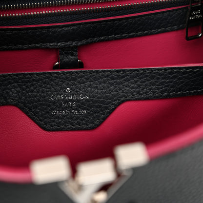 Louis Vuitton Taurillon Capucines BB Black Fuchsia 6 of 10