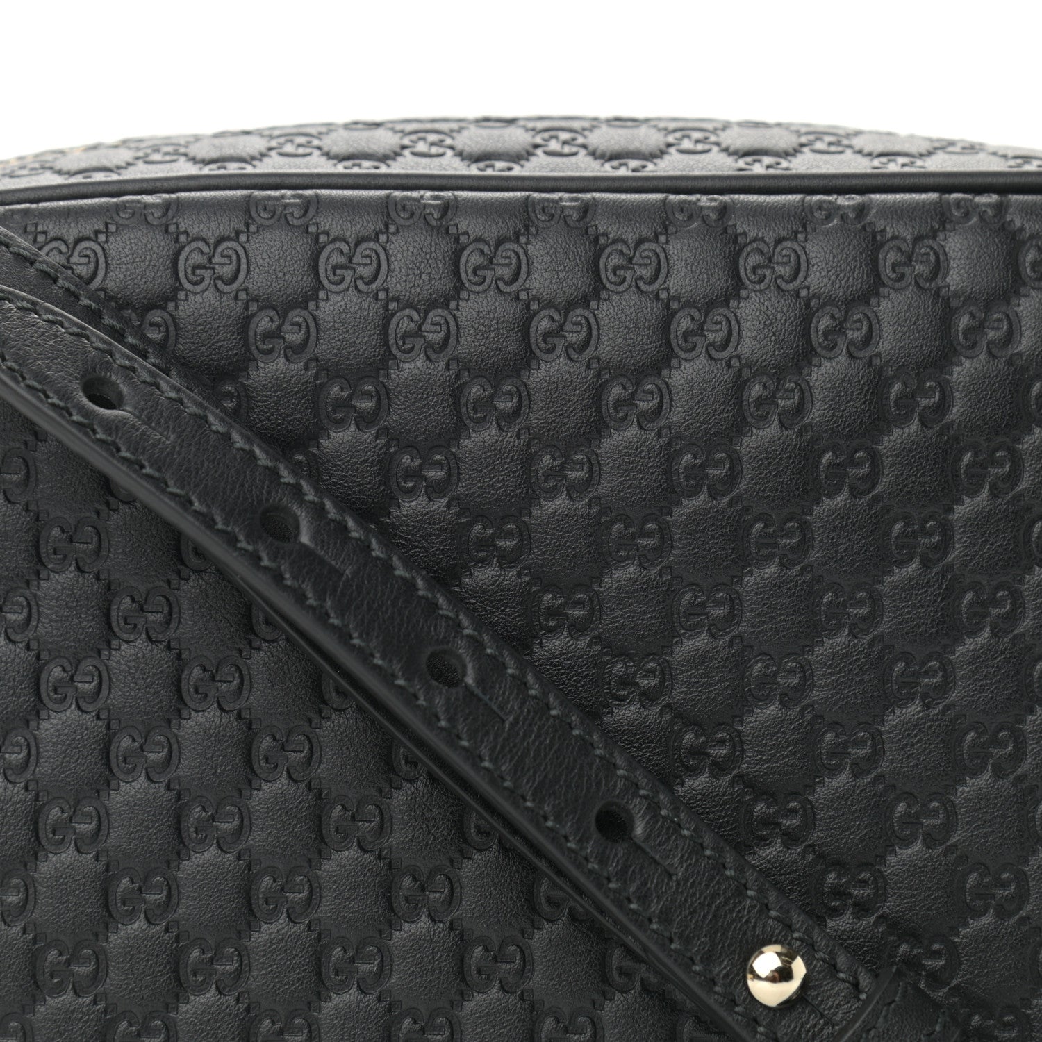Gucci Microguccissima Mini Bree Messenger Bag Black 10 of 10