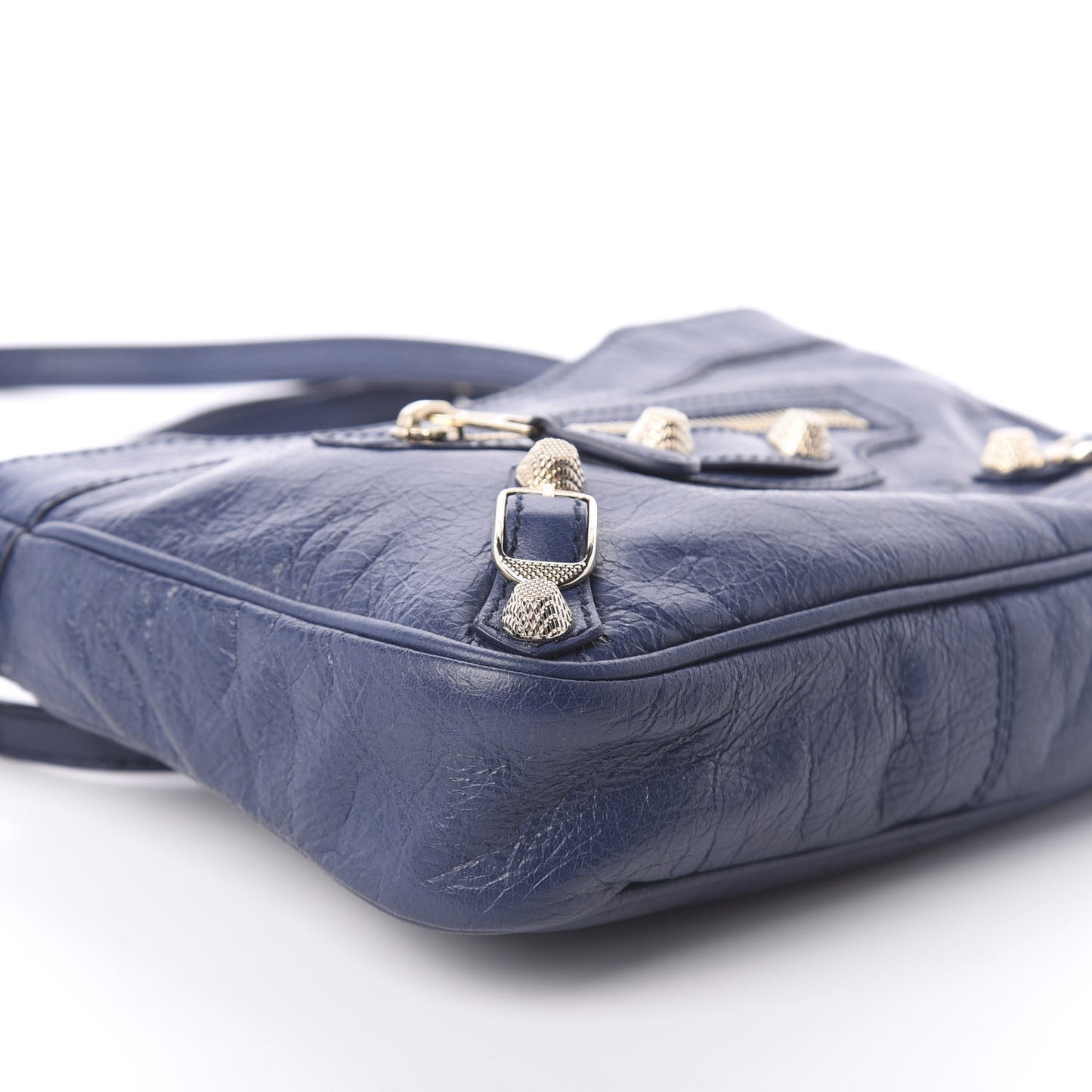Agneau Giant 12 Silver Hardware Hip Bleu Roi
