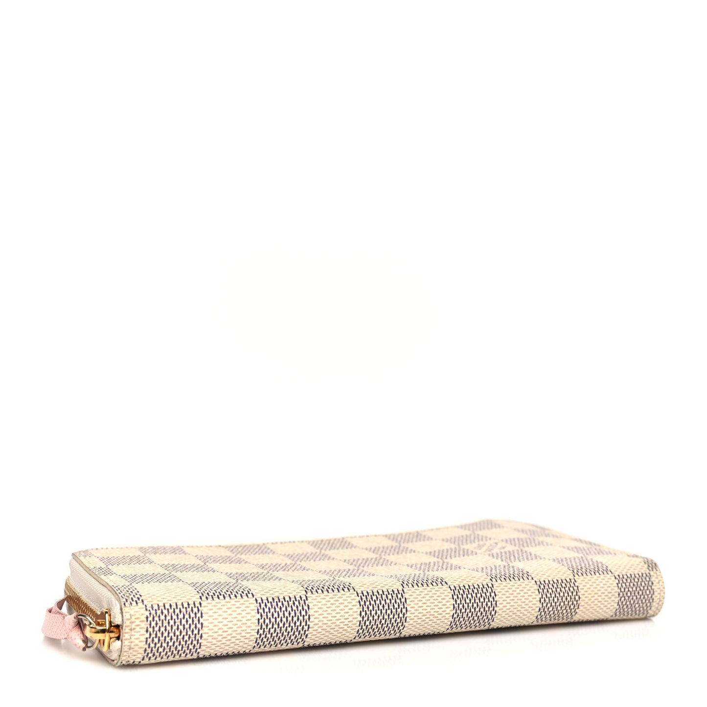 Damier Azur Clemence Wallet Rose Ballerine