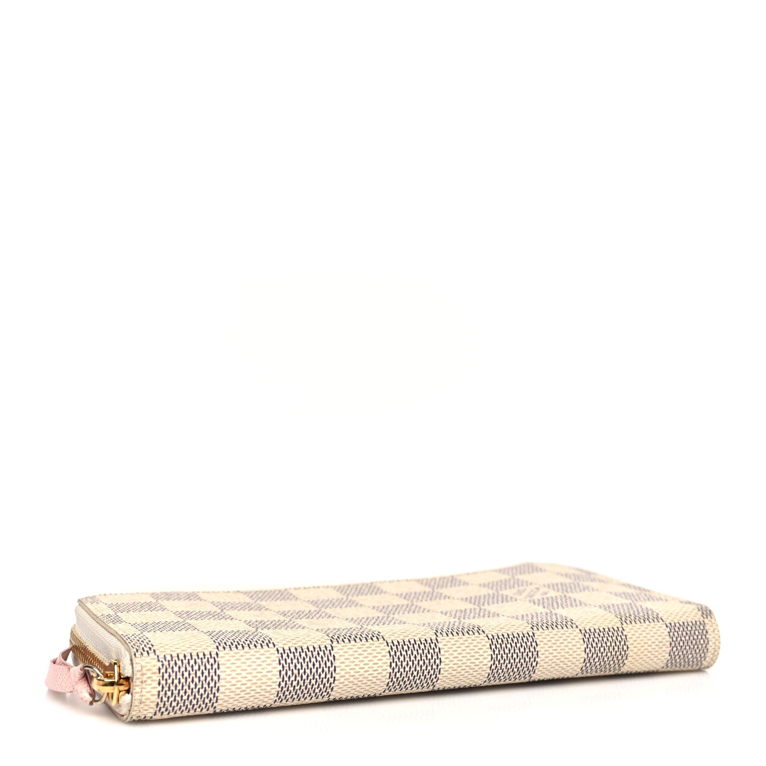 Louis Vuitton Damier Azur Clemence Wallet Rose Ballerine 4 of 7