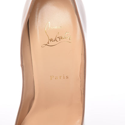 Christian Louboutin Patent Banane 140 Pumps 38.5 Nude 5 of 10