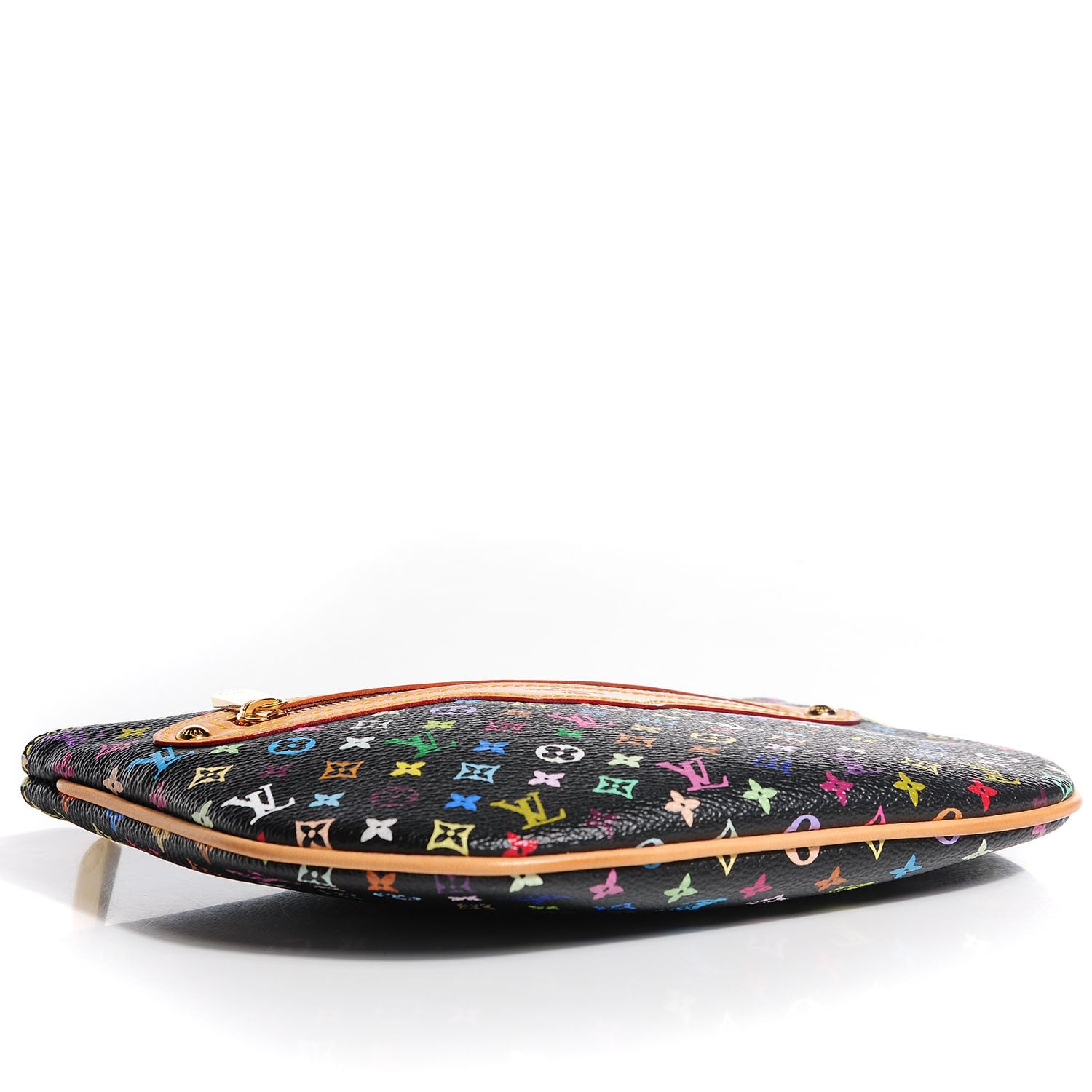 Louis Vuitton Monogram Multicolor Pochette Plate GM Black 4 of 8