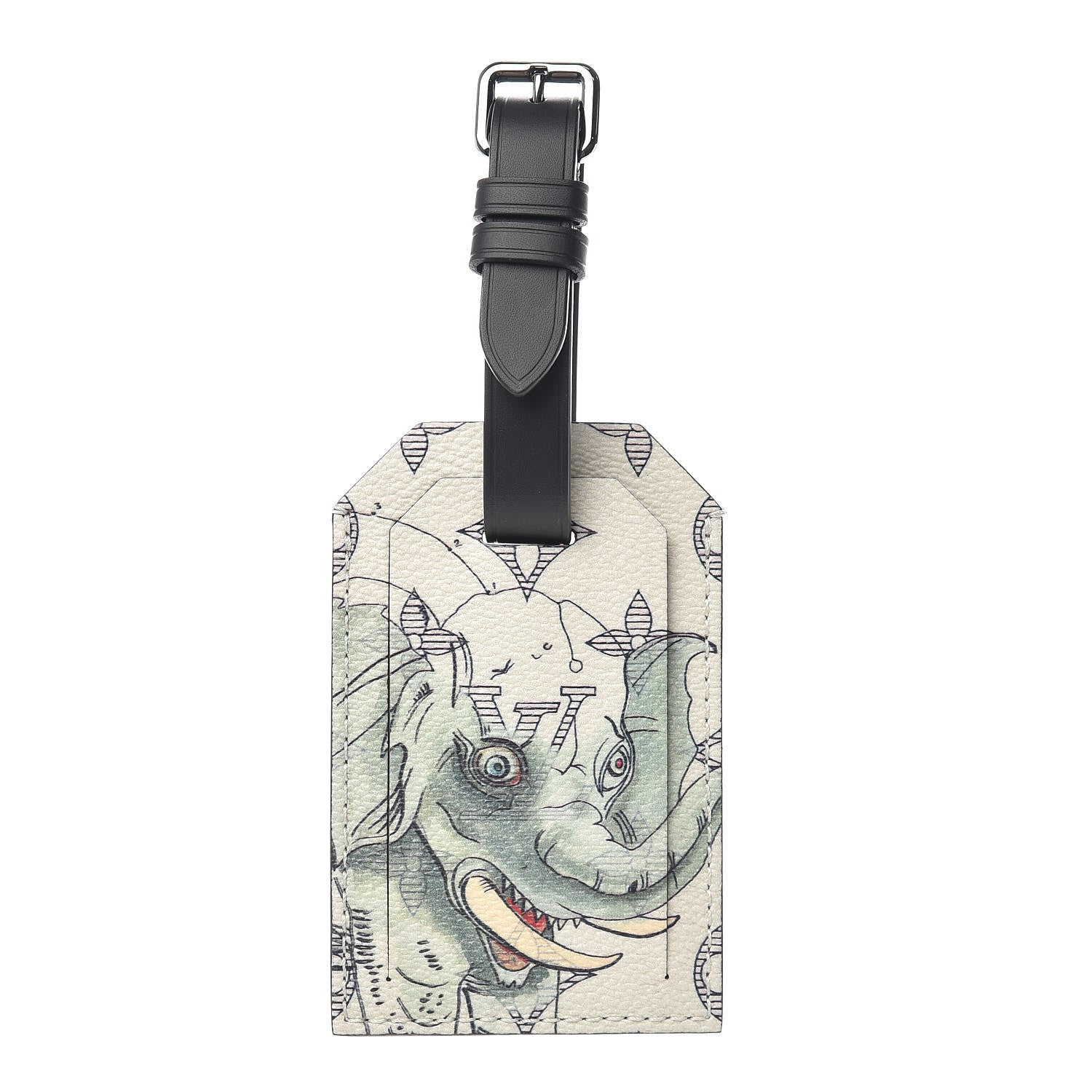 Louis Vuitton Savane Monogram Chapman Elephant Luggage Tag 1 of 4