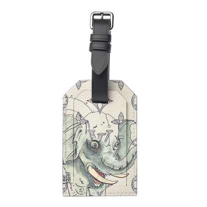 Louis Vuitton Savane Monogram Chapman Elephant Luggage Tag 1 of 4