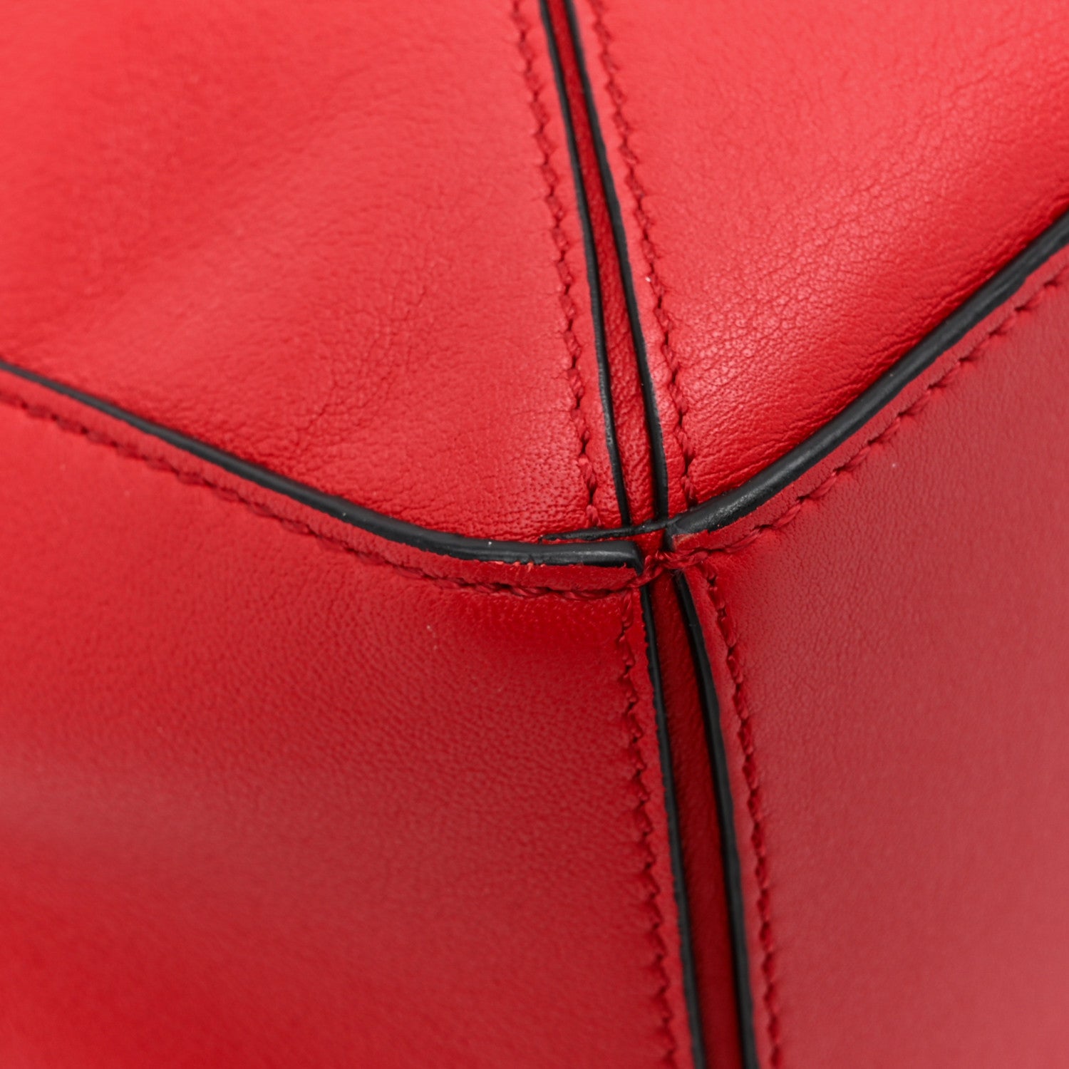Loewe Calfskin Small Puzzle Bag Scarlet 13 of 13