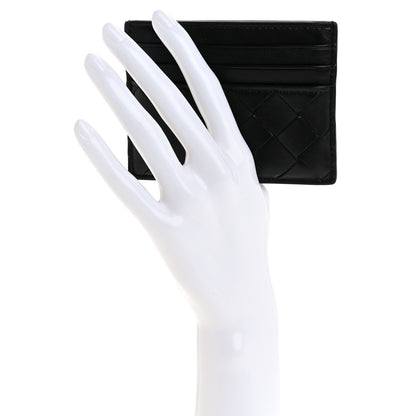 Bottega Veneta Nappa Intrecciato Card Holder Black 2 of 8