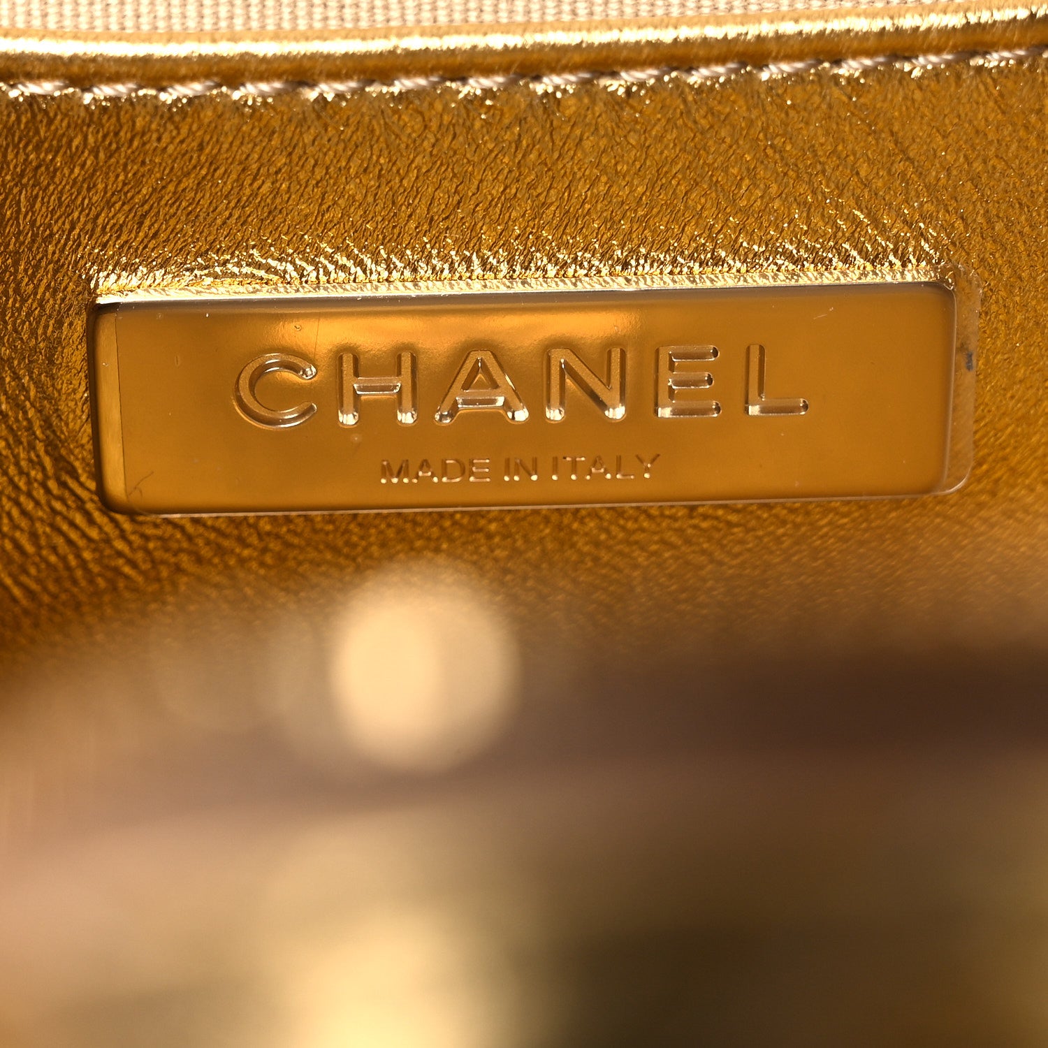 Chanel Metallic Lambskin Quilted Walk Of Fame Star Bag Gold 6 of 11
