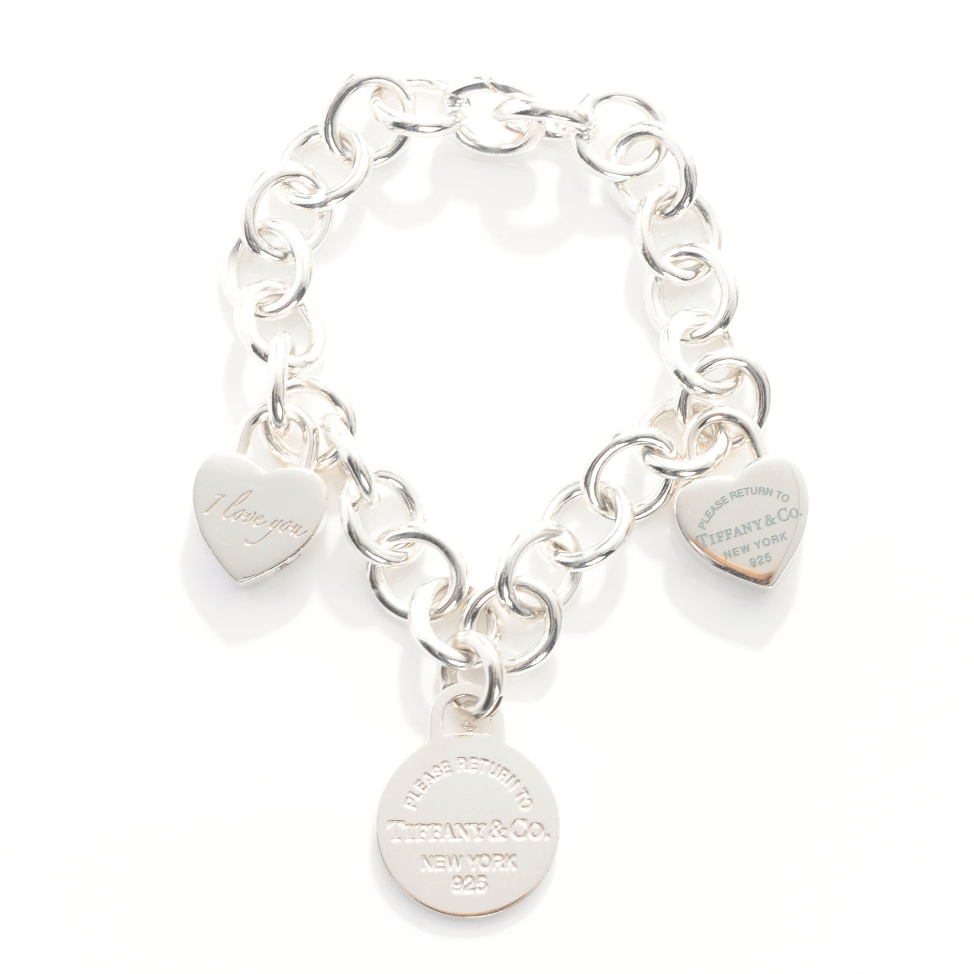 Tiffany Sterling Silver Charm Bracelet 1 of 7