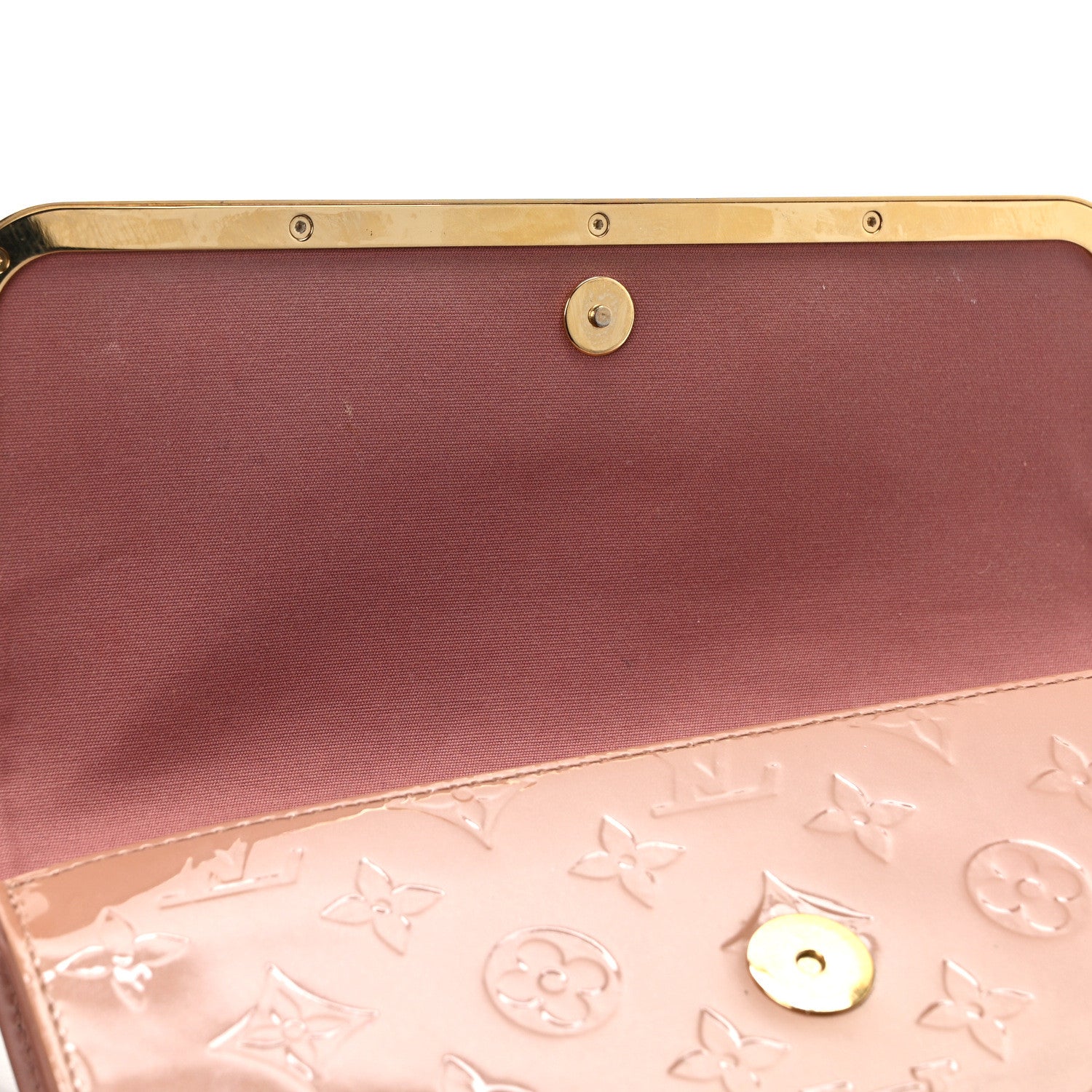 Louis Vuitton Vernis Rossmore MM Rose Velours 10 of 11