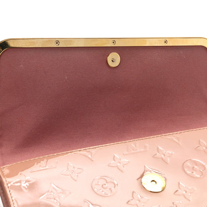 Louis Vuitton Vernis Rossmore MM Rose Velours 10 of 11