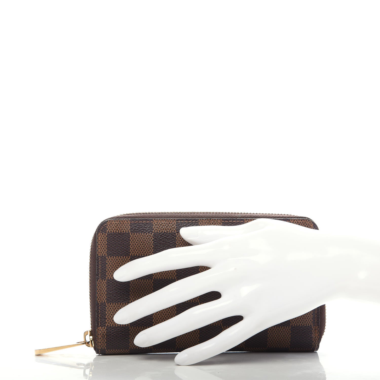 Louis Vuitton Damier Ebene Zippy Compact Wallet 2 of 10