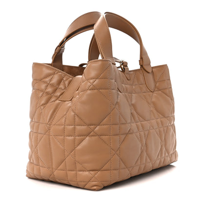 Christian Dior Calfskin Macrocannage Medium Toujour Powder Tan 4 of 14