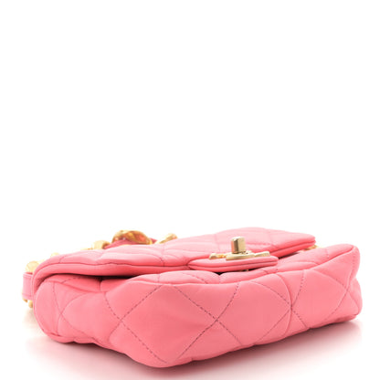 Chanel Lambskin Quilted Mini Funky Town Flap Pink 4 of 10