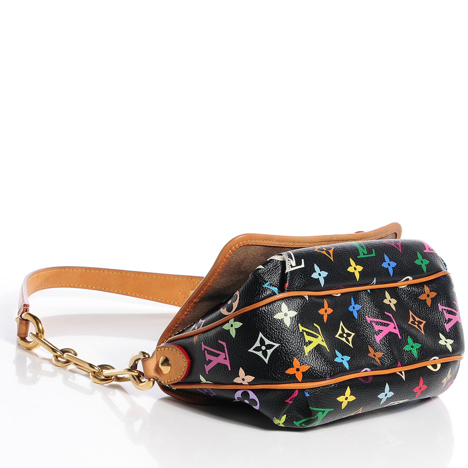 Louis Vuitton Monogram Multicolor Patti Black 6 of 12