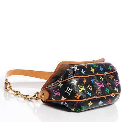 Louis Vuitton Monogram Multicolor Patti Black 6 of 12