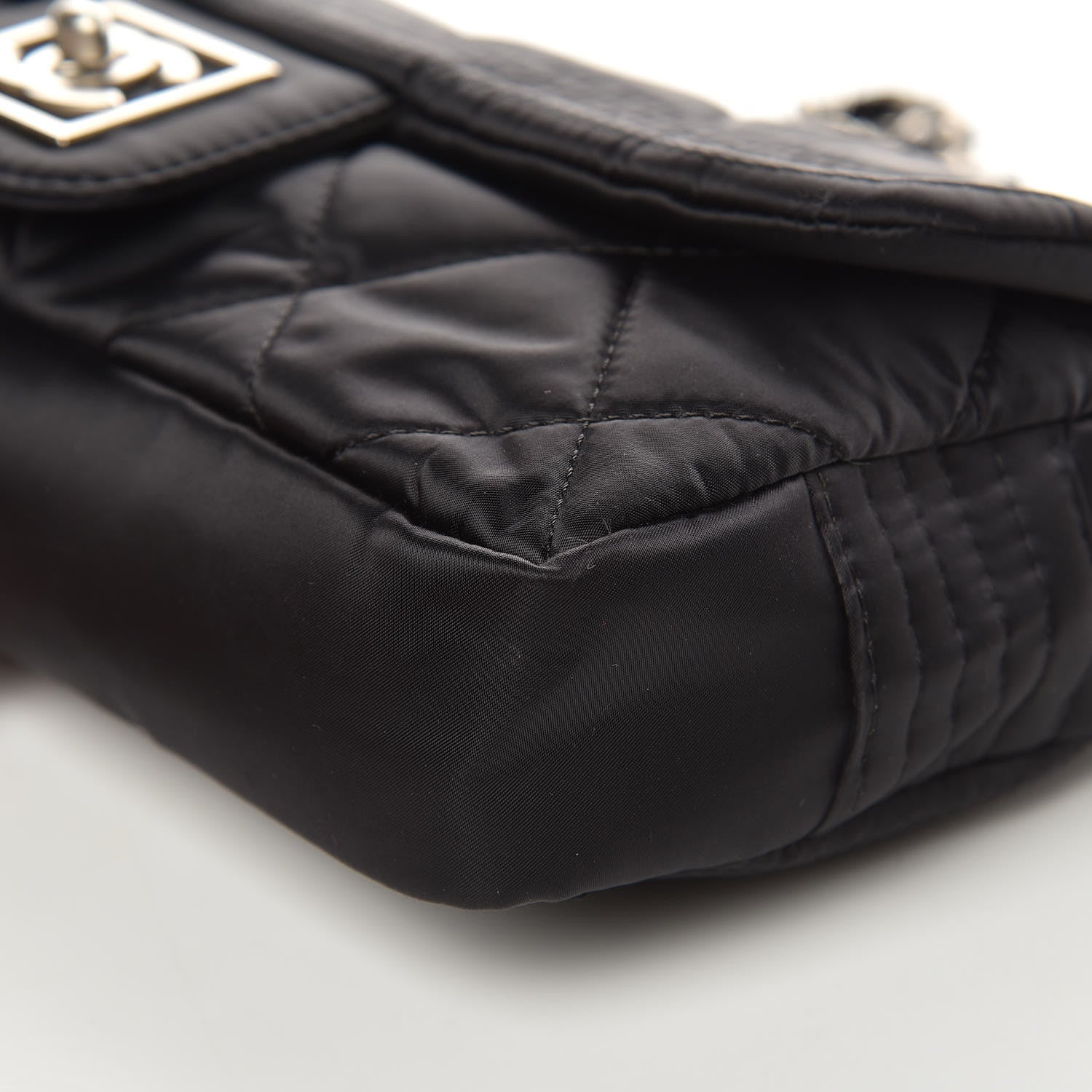 Chanel Nylon Ski Sport Flap Black 12 of 14