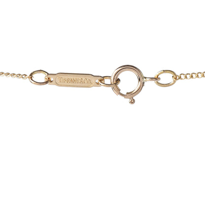 Tiffany 18K Yellow Gold Crystal Heart Pendant Necklace 6 of 7