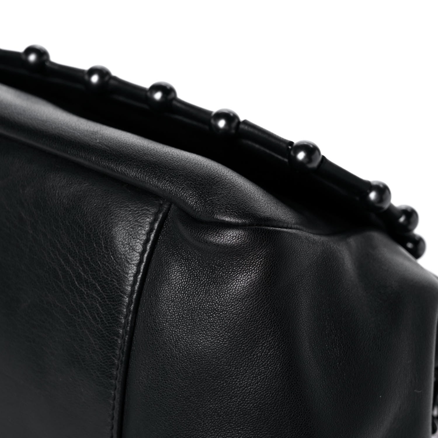 Chanel Lambskin Pearl Obsession Flap Black 10 of 14